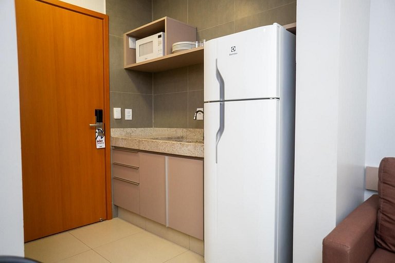 Apartamentos Lagoa Eco Towers com roupas de cama