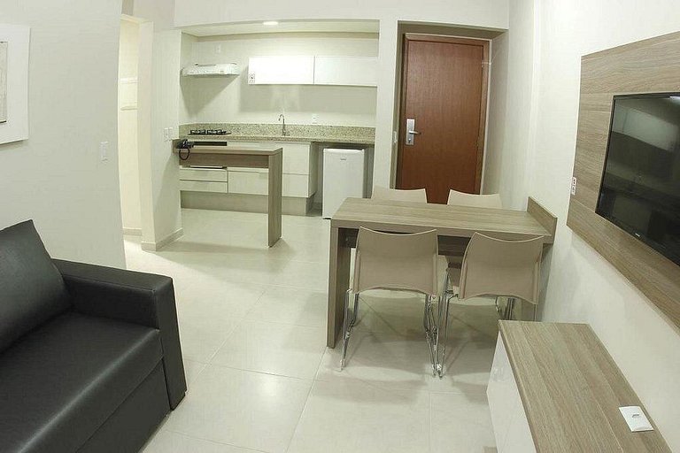 Atrium Thermas com roupas de cama