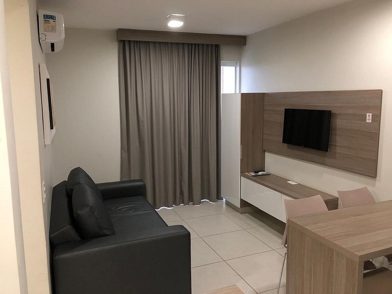 Atrium Thermas com roupas de cama