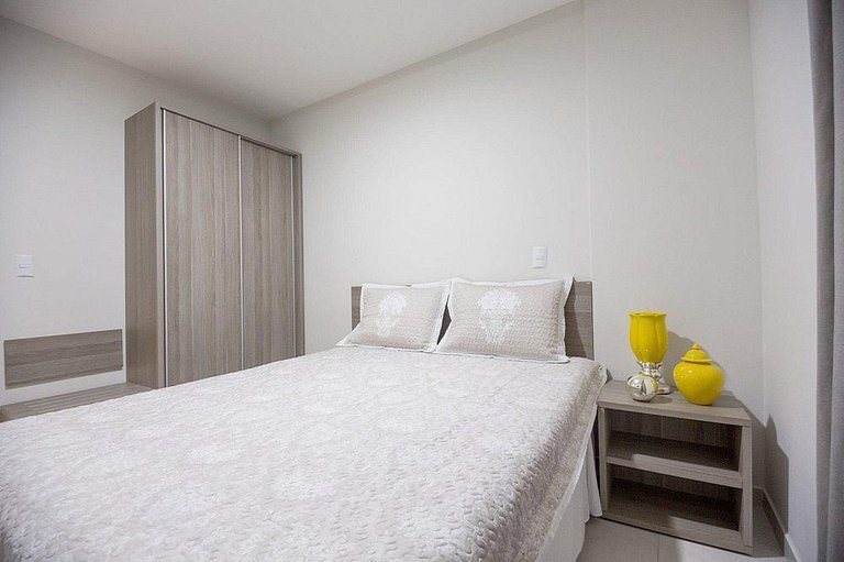 Atrium Thermas com roupas de cama