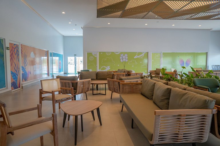 Apartamentos Lagoa Eco Towers com roupas de cama