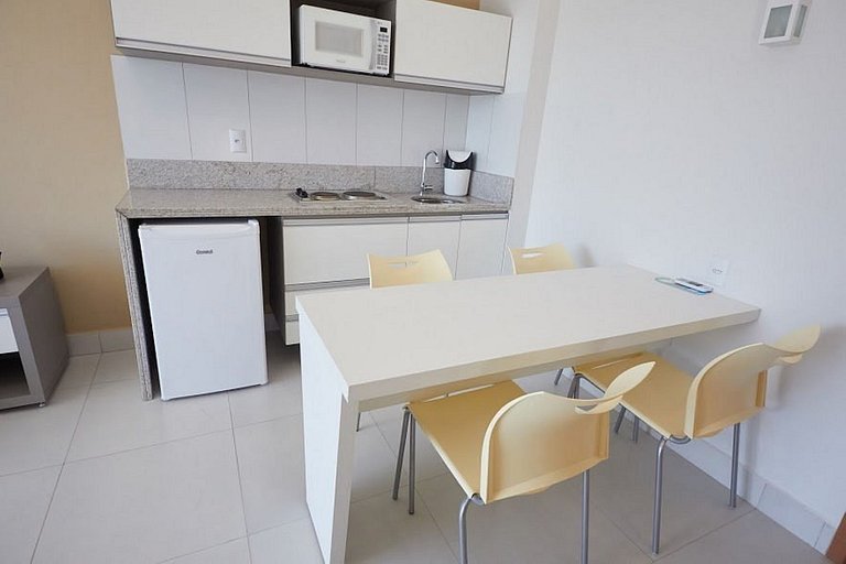 Apartamento Resort do Lago com roupas cama e banho
