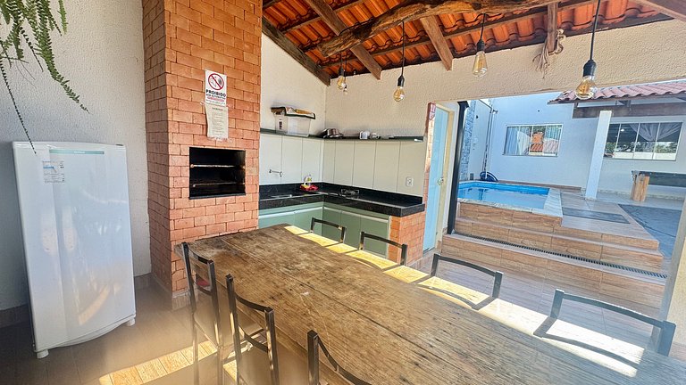 Casa 4 quartos com piscina para temporada