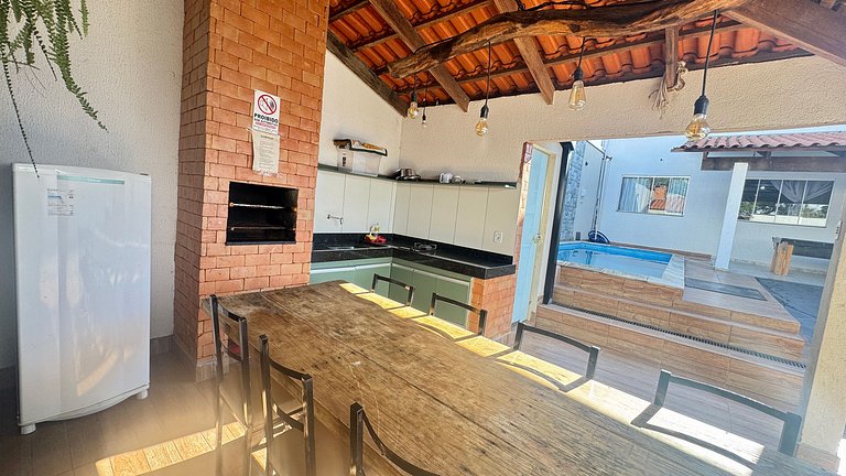 Casa 4 quartos com piscina para temporada